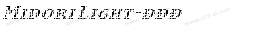 Midori Light字体转换 Midori Light字体转换